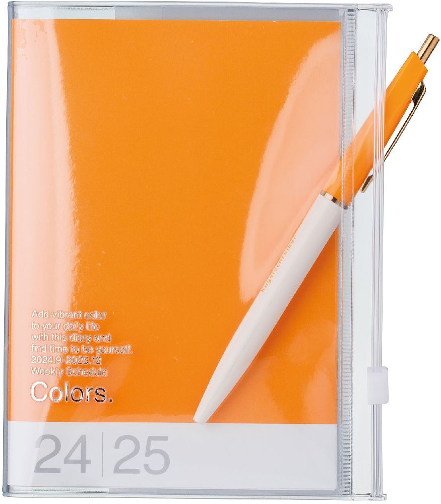 Bild: 4550045127553 | MARK'S 2024/2025 Taschenkalender A6 vertikal, COLORS, Orange | Inc