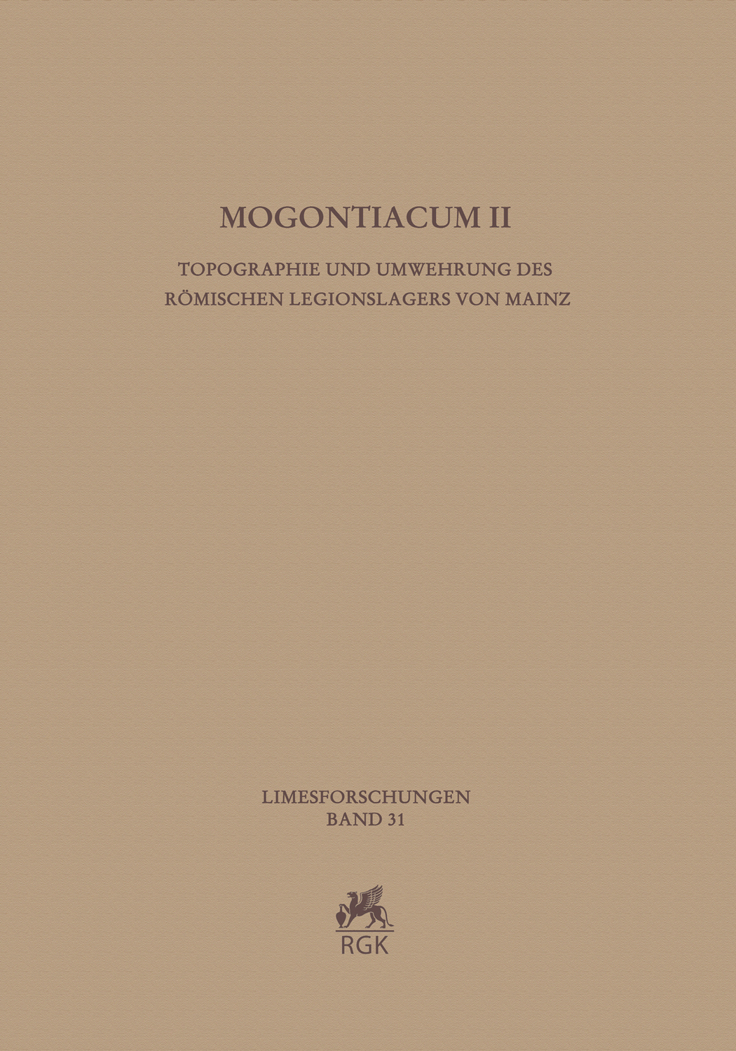 Cover: 9783786128410 | Mogontiacum II | Daniel Burger-Völlmecke | Buch | 450 S. | Deutsch