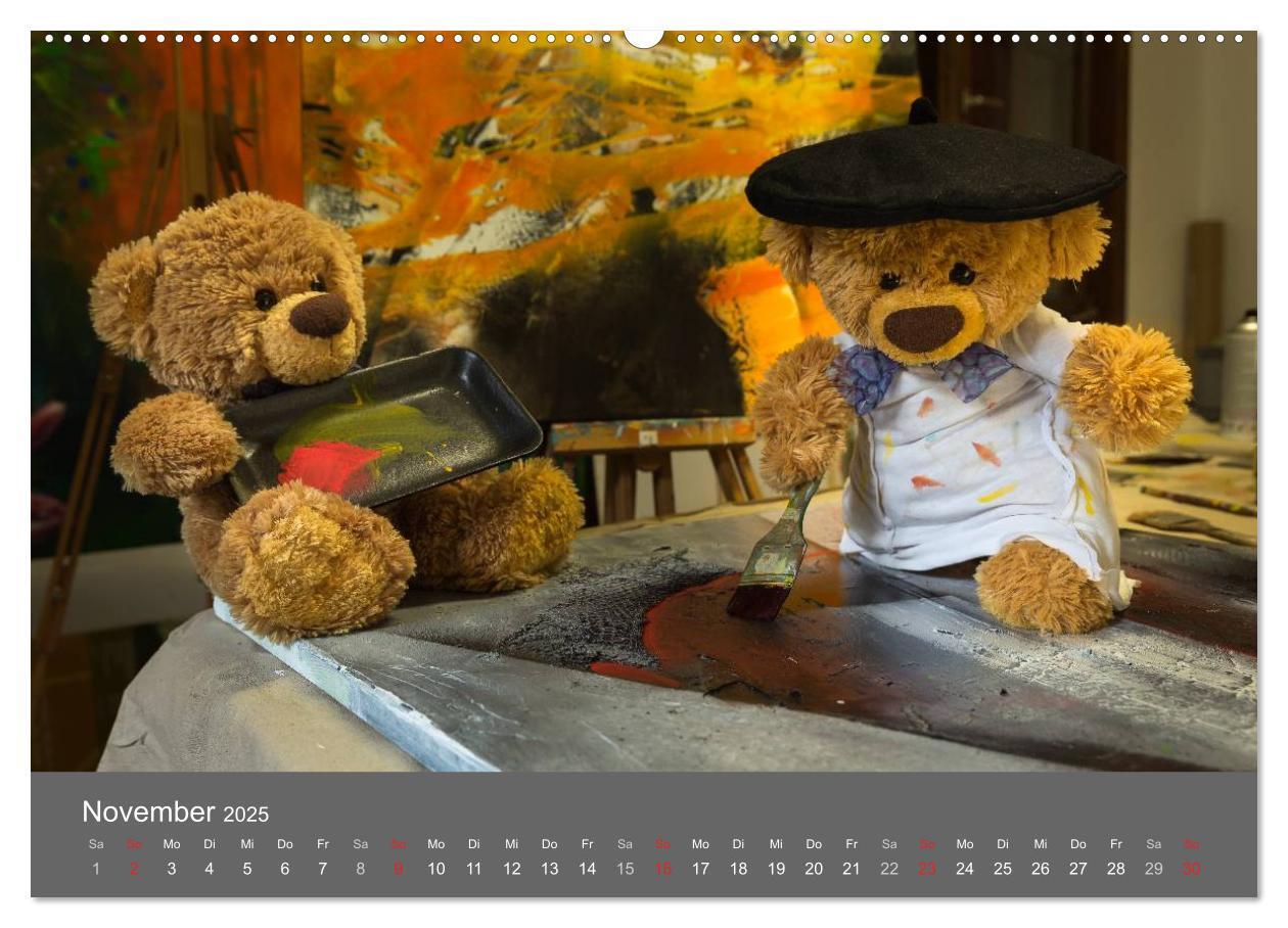 Bild: 9783435490356 | Travelling Teddy 2025 (hochwertiger Premium Wandkalender 2025 DIN...