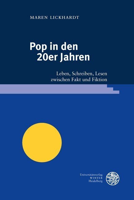 Cover: 9783825366605 | Pop in den 20er Jahren | Maren Lickhardt | Buch | 2018