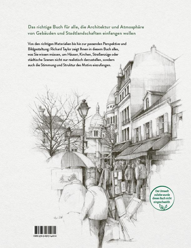 Rückseite: 9783830714606 | Stadtbilder zeichnen | Richard Taylor | Taschenbuch | 120 S. | Deutsch