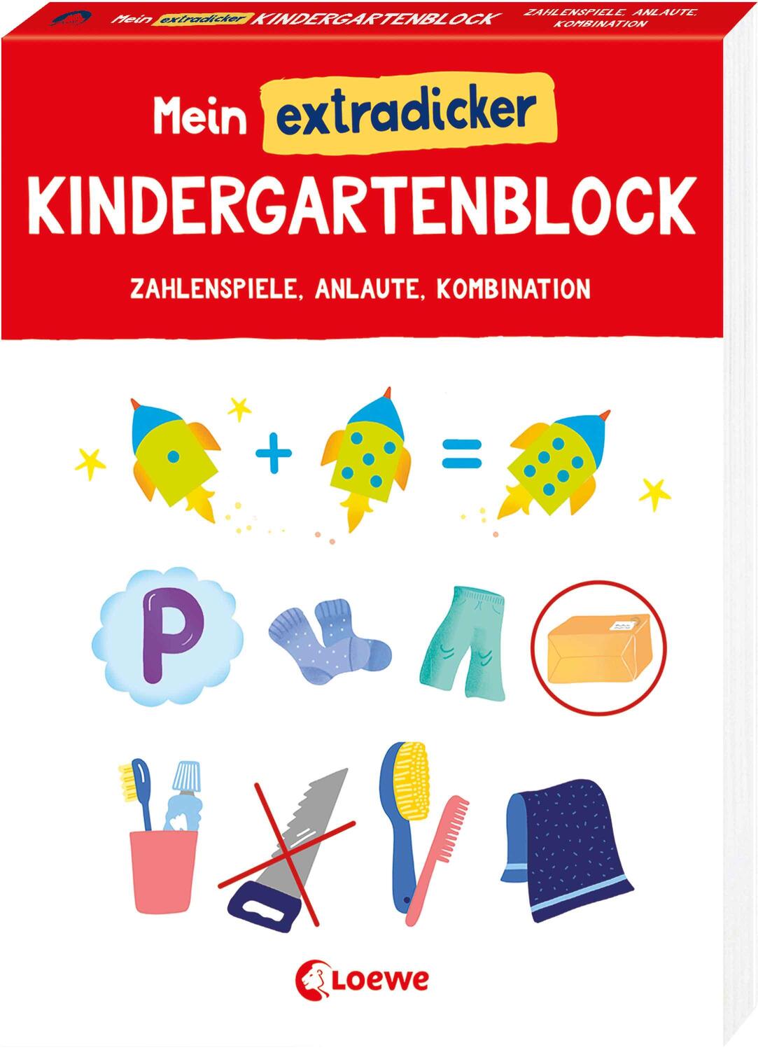 Cover: 9783743219663 | Mein extradicker Kindergartenblock | Loewe Lernen und Rätseln | Buch