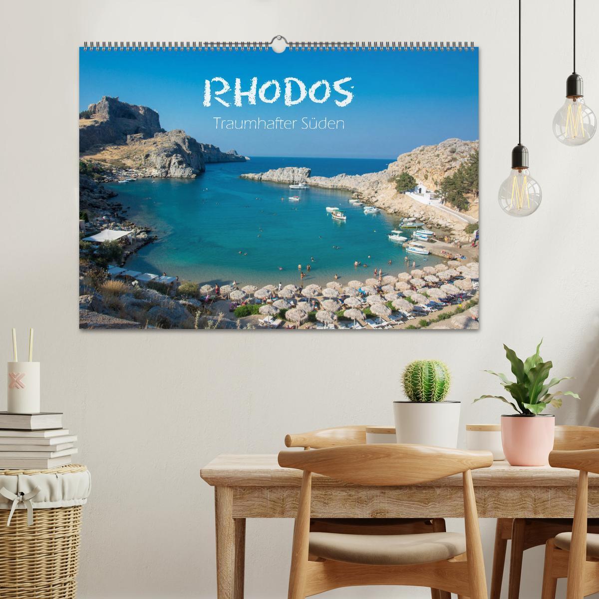 Bild: 9783435349920 | Rhodos - Traumhafter Süden (Wandkalender 2025 DIN A2 quer),...