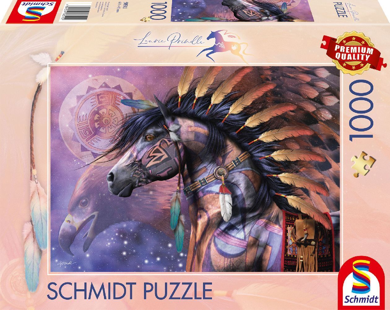 Cover: 4001504585112 | Schamane | Puzzle Laurie Prindle 1000 Teile | Spiel | 58511 | Deutsch