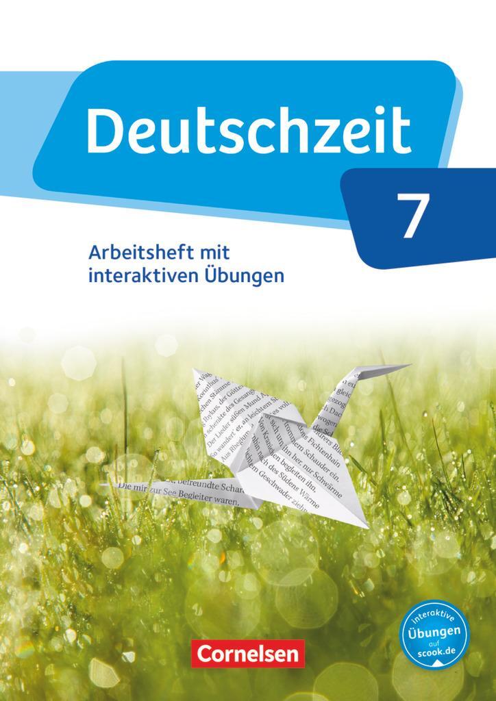 Cover: 9783060632695 | Deutschzeit 7. Schuljahr - Allgemeine Ausgabe - Arbeitsheft mit...