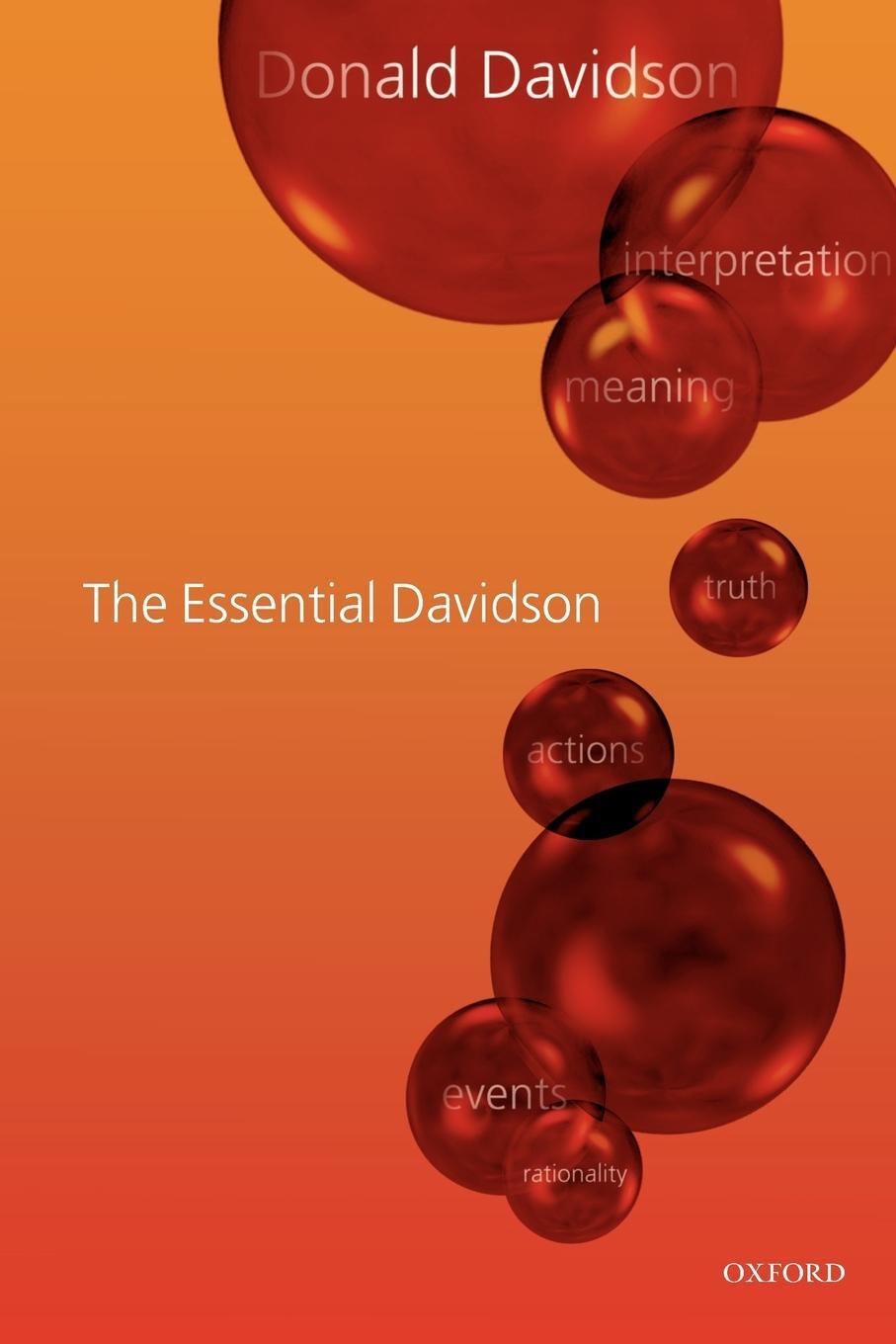 Cover: 9780199288861 | The Essential Davidson | Donald Davidson | Taschenbuch | Paperback