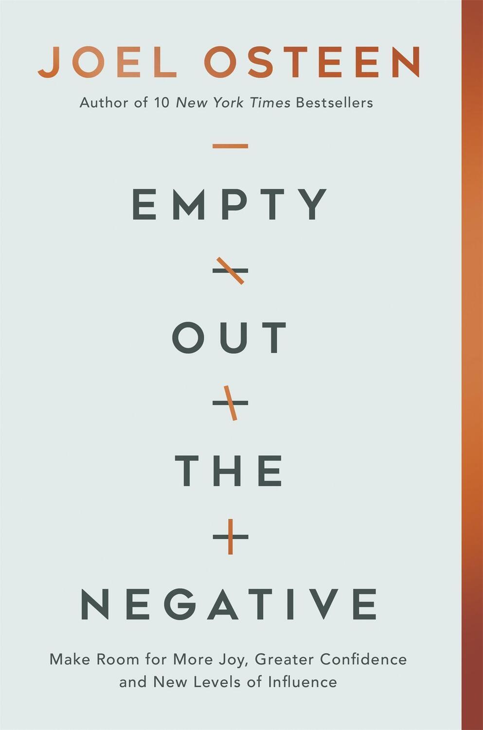 Cover: 9781546015994 | Empty Out the Negative | Joel Osteen | Buch | Englisch | 2020