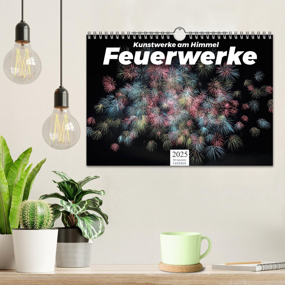 Bild: 9783435210893 | Feuerwerke - Kunstwerke am Himmel (Wandkalender 2025 DIN A4 quer),...