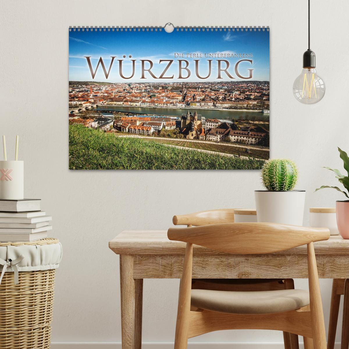 Bild: 9783435715862 | Würzburg - Die Perle Unterfrankens (Wandkalender 2025 DIN A3 quer),...