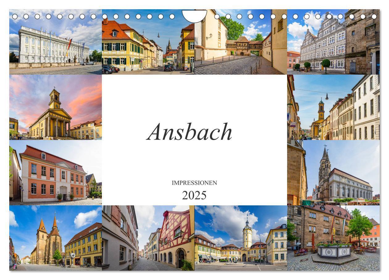 Cover: 9783435224098 | Ansbach Impressionen (Wandkalender 2025 DIN A4 quer), CALVENDO...