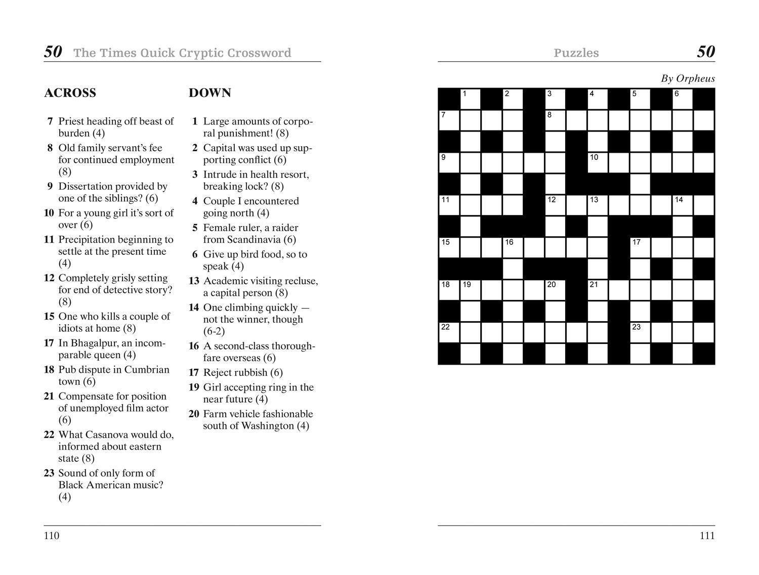 Bild: 9780008285395 | The Times Quick Cryptic Crossword Book 4: 100 World-Famous...