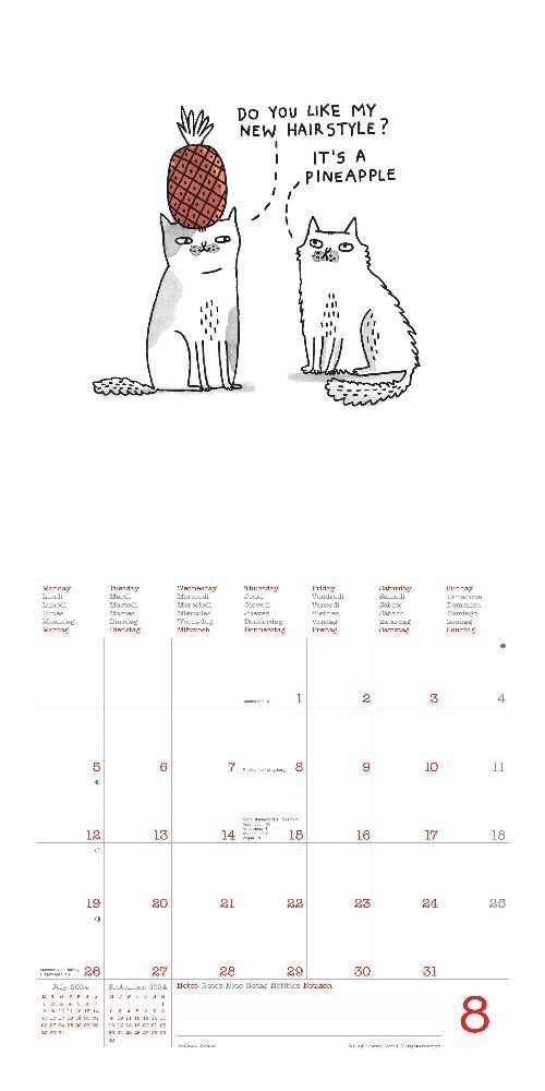 Bild: 4002725986900 | A Cat's Life 2024 - Wand-Kalender - Broschüren-Kalender - 30x30 -...