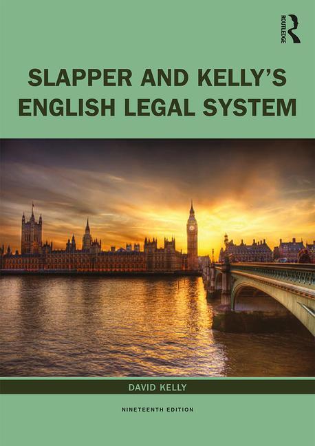 Cover: 9780367139476 | Slapper and Kelly's The English Legal System | David Kelly | Buch