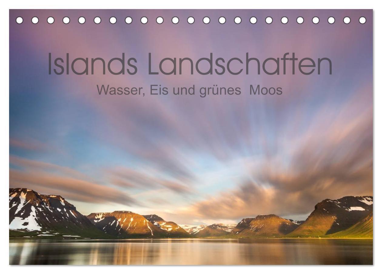 Cover: 9783383303340 | Islands Landschaften - Wasser, Eis und grünes Moos (Tischkalender...