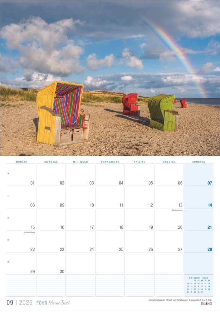 Bild: 9783964023452 | Föhr ...meine Insel Kalender 2025 | Kalender | 13 S. | Deutsch | 2025