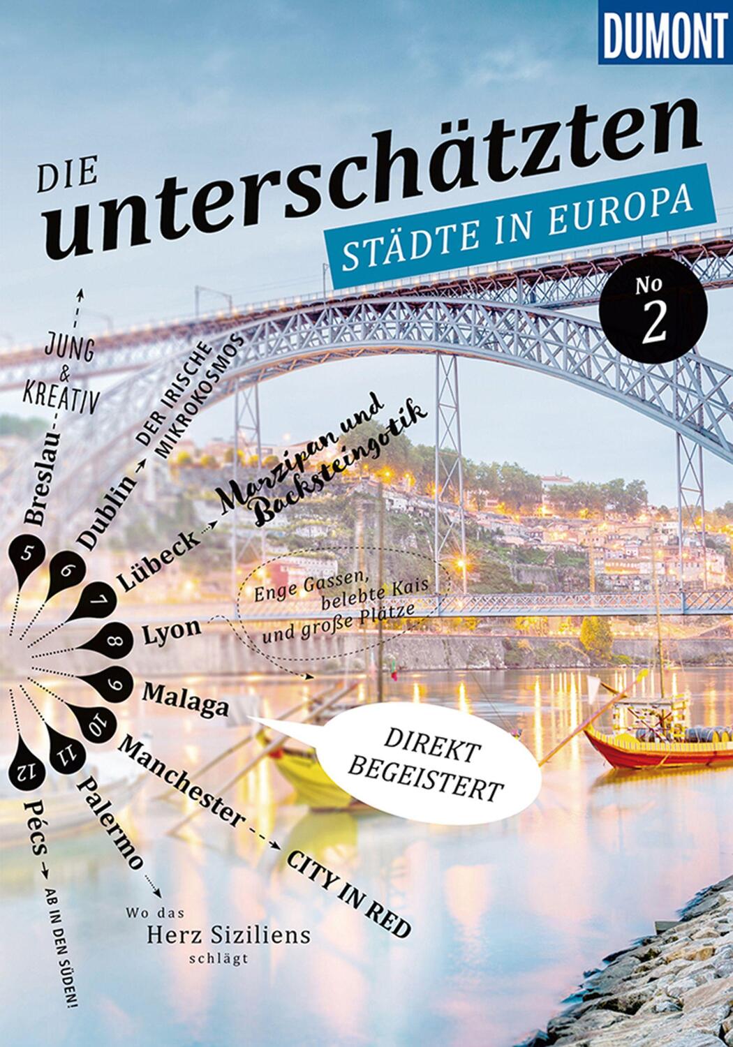 Cover: 9783770182435 | DuMont Bildband Die unterschätzten Städte in Europa No. 2 | No. 2