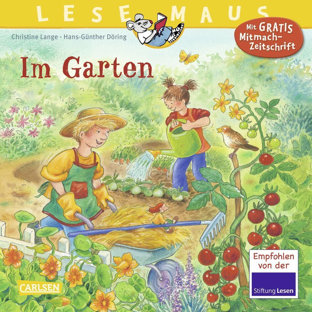 Cover: 9783551089434 | LESEMAUS 38: Im Garten | Christine Lange (u. a.) | Broschüre | 24 S.
