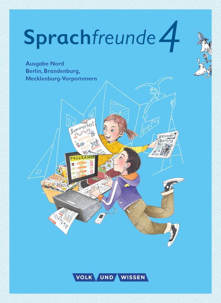 Cover: 9783060836475 | Sprachfreunde 4. Schuljahr- Ausgabe Nord (Berlin, Brandenburg,...