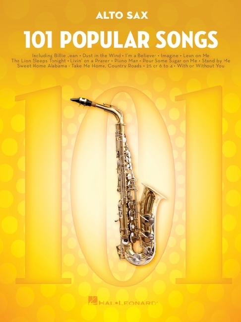 Cover: 888680671693 | 101 Popular Songs -For Alto Saxophone- | 2018 | Hal Leonard