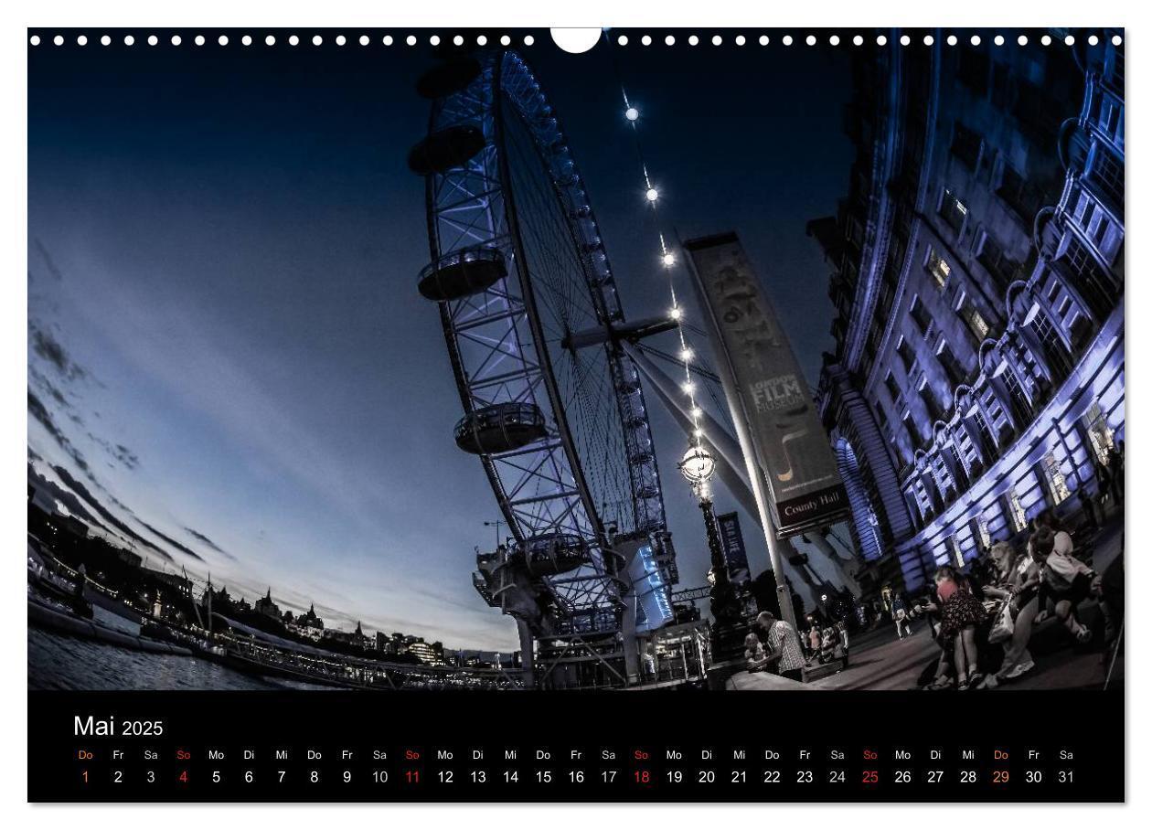 Bild: 9783435786824 | London - street view (Wandkalender 2025 DIN A3 quer), CALVENDO...