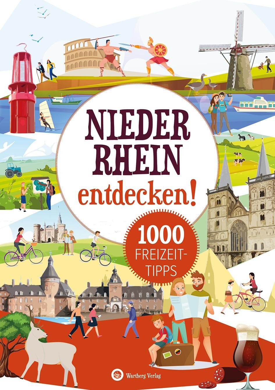 Cover: 9783831335763 | Niederrhein entdecken! 1000 Freizeittipps | Natur, Kultur, Sport, Spaß