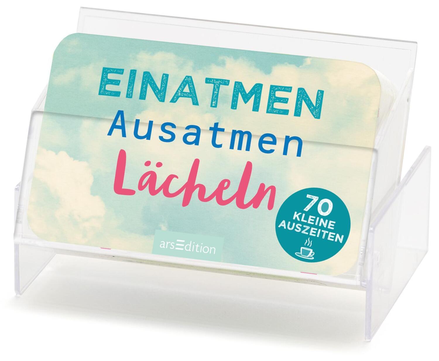 Bild: 4014489119517 | Einatmen, Ausatmen, Lächeln | 70 kleine Auszeiten | Stück | 70 S.