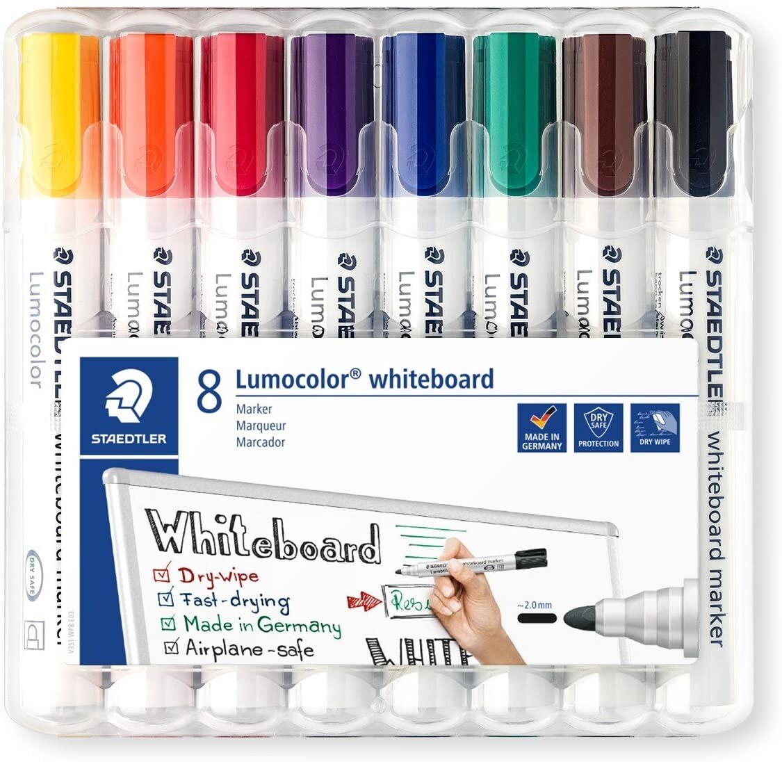 Cover: 4007817186244 | STAEDTLER Whiteboardmarker Lumocolor 8er Set | STAEDTLER Lumocolor