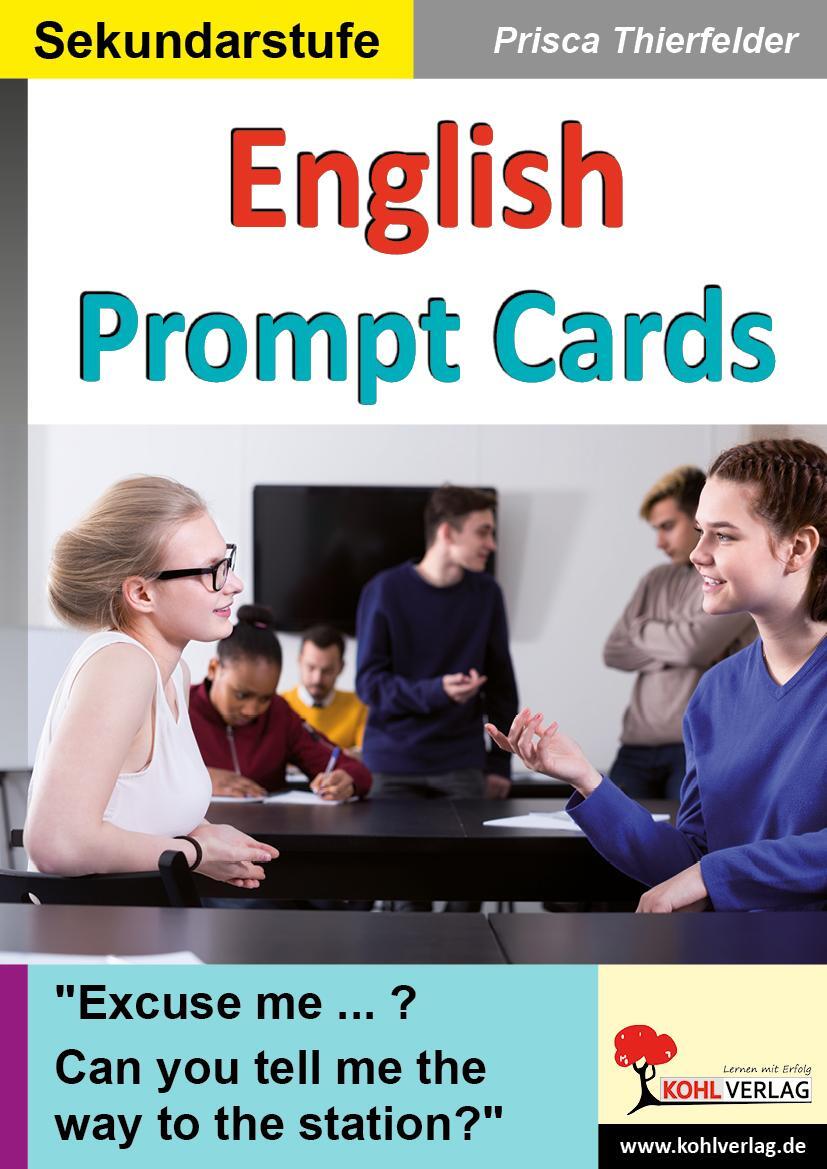 Cover: 9783960403364 | English Prompt Cards | Kopiervorlagen zum Einsatz im 2.-6. Lernjahr