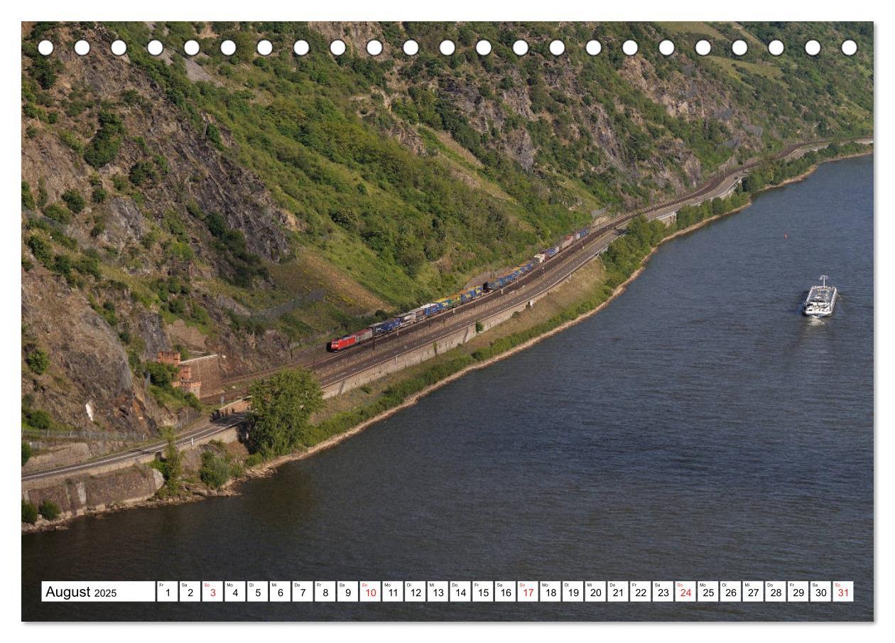 Bild: 9783435696758 | Eisenbahn an Rhein und Mosel 2025 (Tischkalender 2025 DIN A5 quer),...