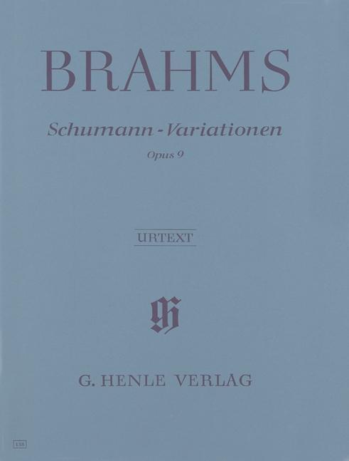 Cover: 9790201804385 | Schumann-Variations Op.9 | Johannes Brahms | G. Henle Urtext-Ausgabe
