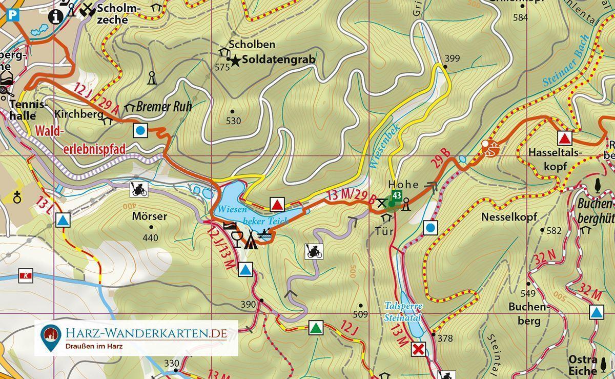 Bild: 9783945974049 | Der Harz in 4 Teilen. Wander- und Fahrradkartenset 1 : 30 000 | V.