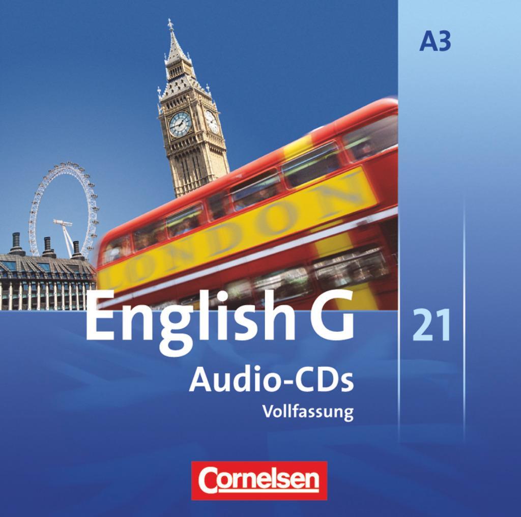 Cover: 9783060320028 | English G 21. Ausgabe A 3. Audio-CDs | 7. Schuljahr | Audio-CD | 2008