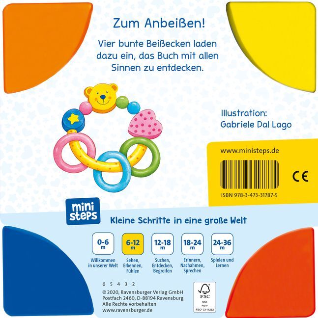 Bild: 9783473317875 | Mein allererstes Beißbuch: Baby-Buch ab 6 Monaten, Kinderbuch,...