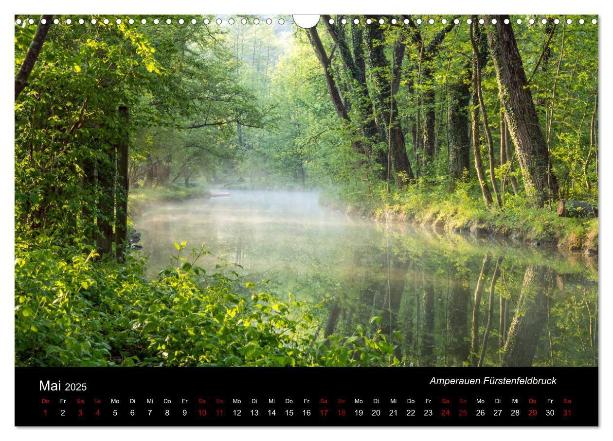 Bild: 9783435432110 | Die Amper - Ansichten eines bayerischen Flusses (Wandkalender 2025...