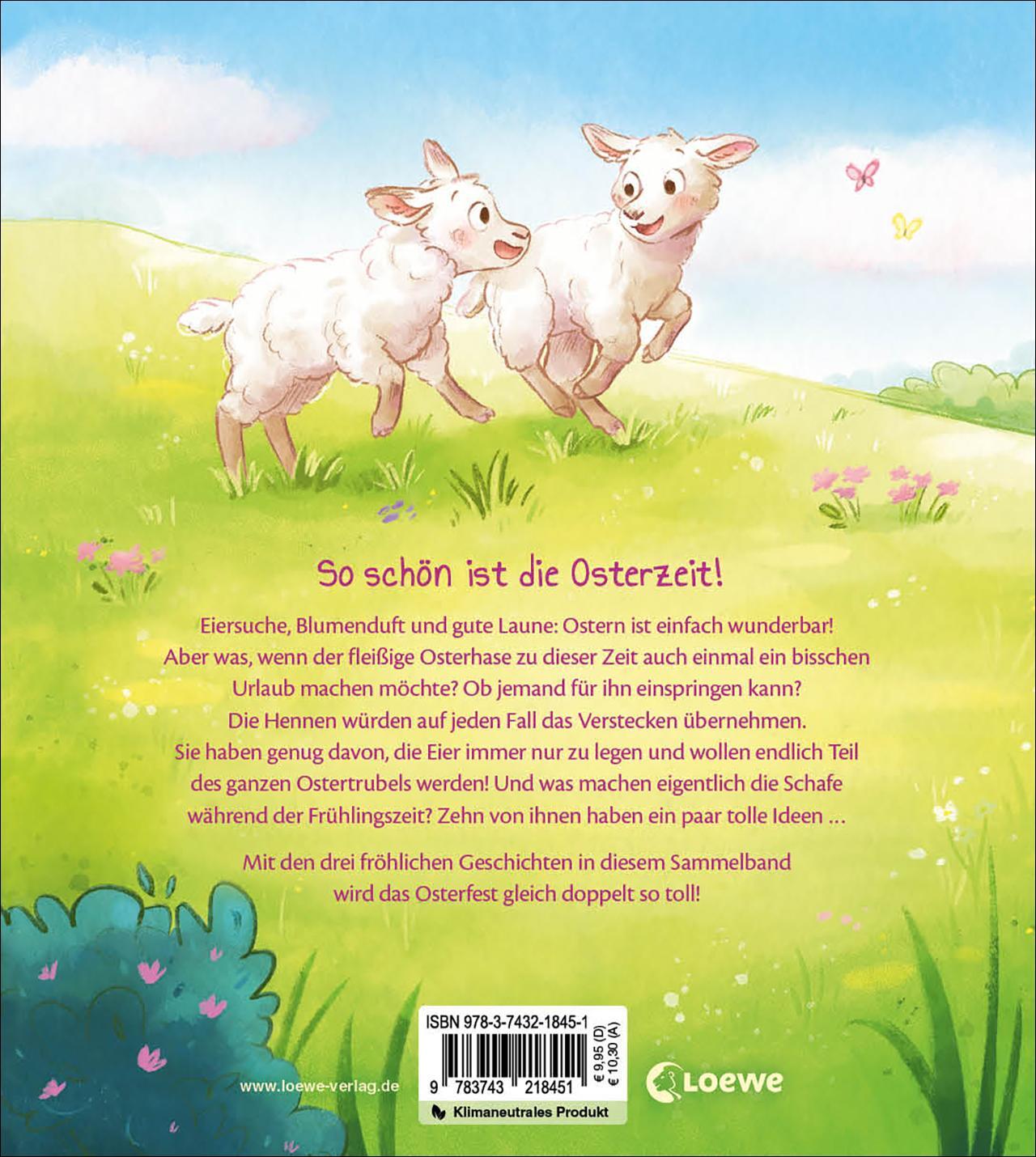 Rückseite: 9783743218451 | Frohe Ostern auf der Frühlingswiese | Loewe Ostern | Buch | 96 S.