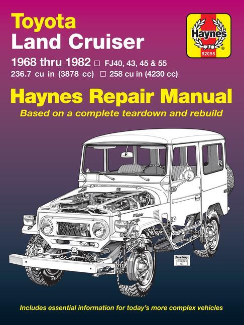 Cover: 9781563920233 | Haynes Toyota Land Cruiser Automotive Repair Manual | 1968 Thru 1982