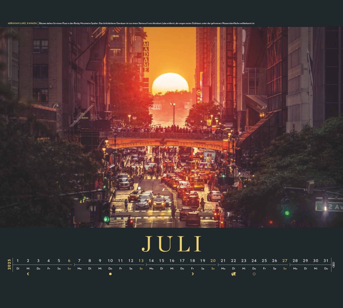 Bild: 4002725988805 | GEO - New York Wandkalender 2025, 50x45cm, Posterkalender mit...