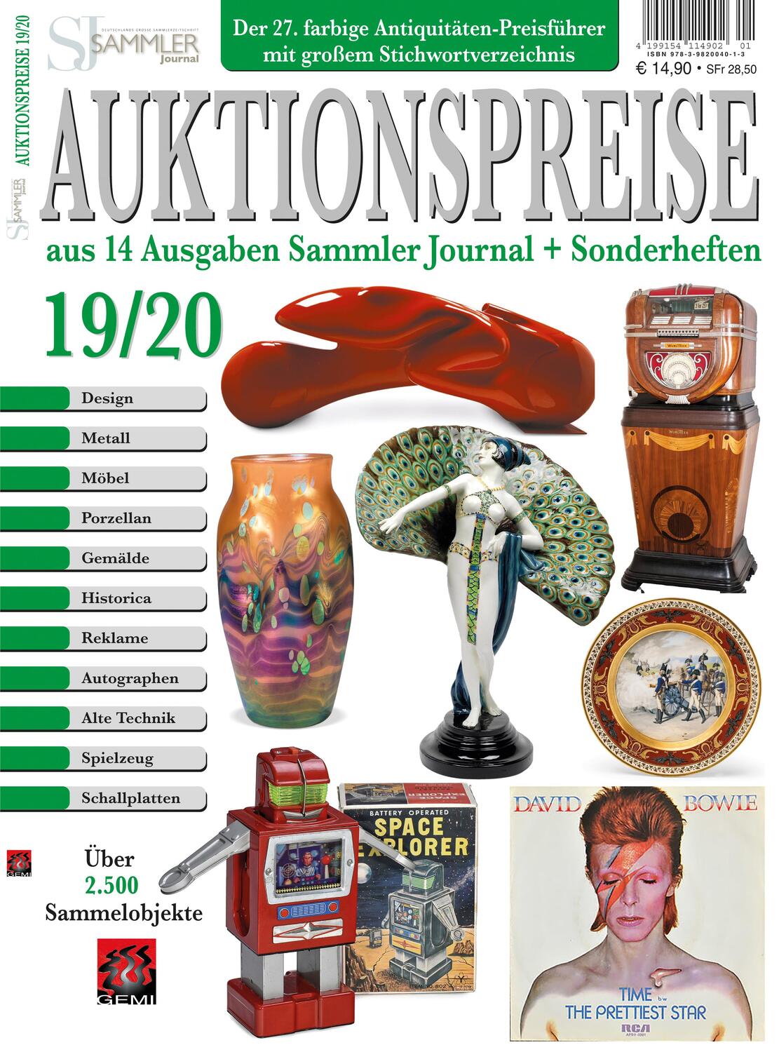 Cover: 9783982004013 | Auktionspreise 19/20 | Aus 14 Ausgaben Sammler Journal + Sonderheften