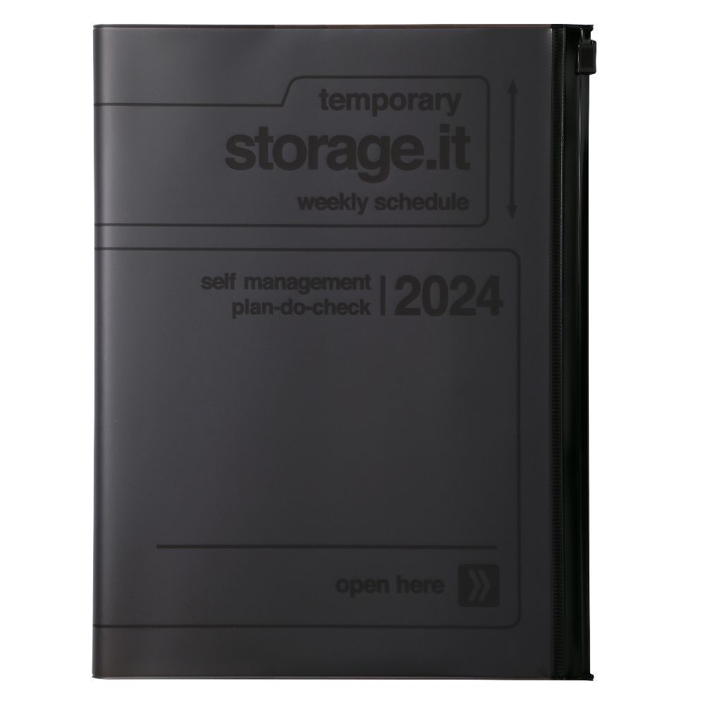 Cover: 4550045107036 | MARK'S 2023/2024 Taschenkalender A5 vertikal, Storage it, Black | 2024