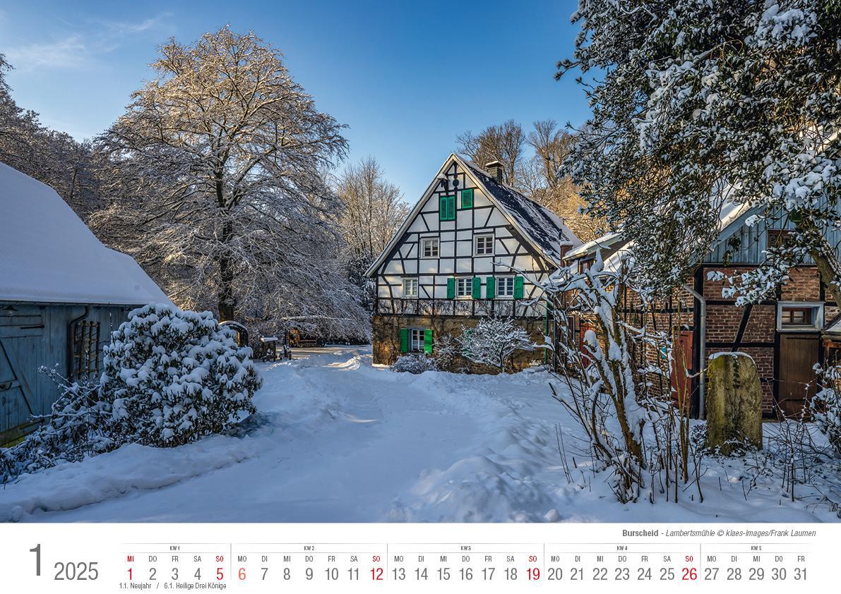 Bild: 9783965352292 | Burscheid 2025 Bildkalender A3 quer, spiralgebunden | Holger Klaes