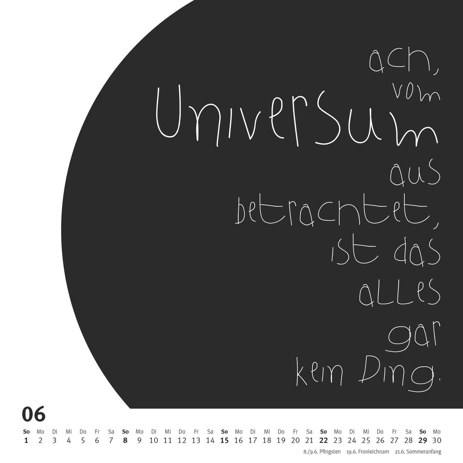 Bild: 4250809653020 | Sprüche im Quadrat 2025 - Typo-Kalender von FUNI SMART ART - Funny...