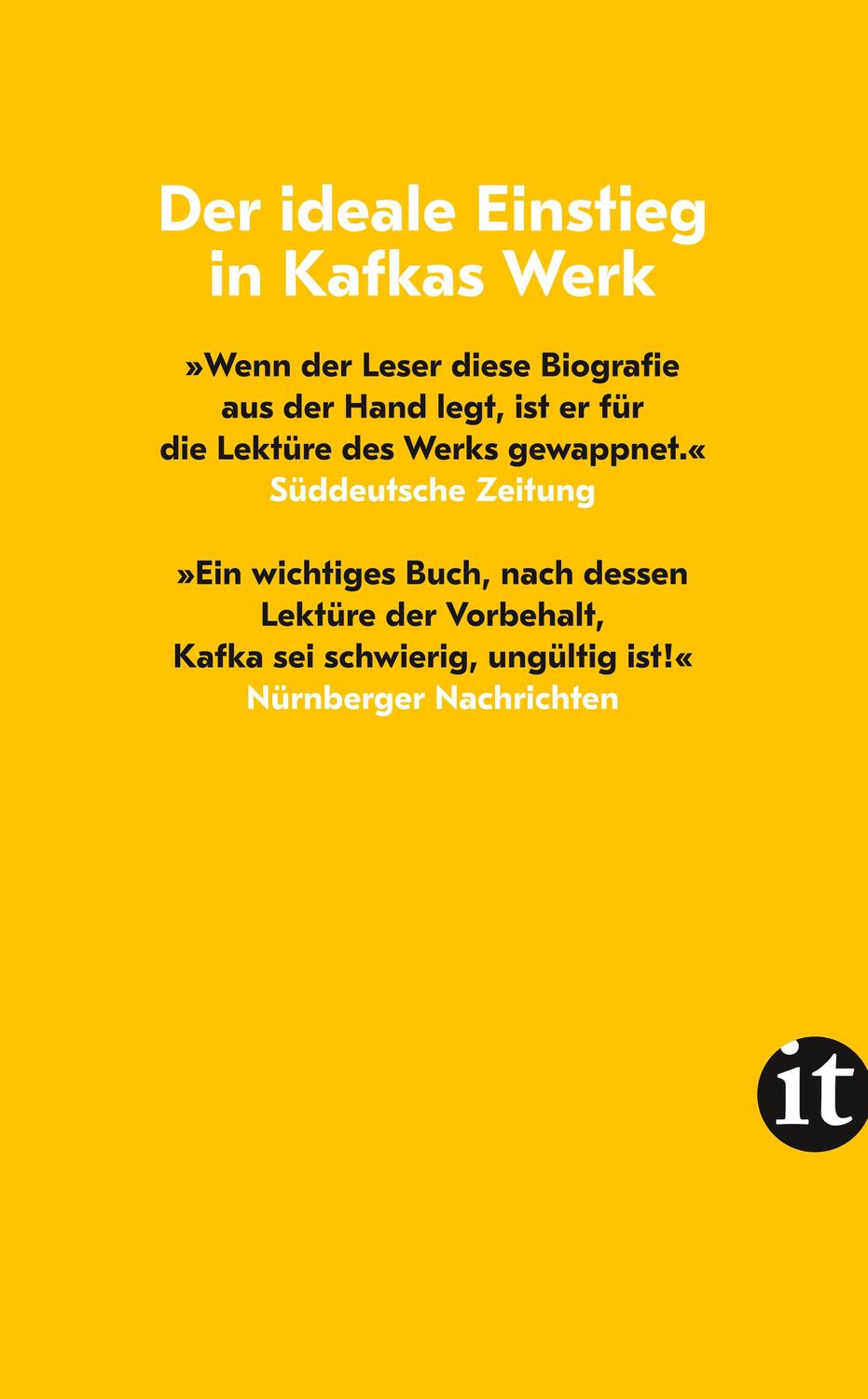 Rückseite: 9783458683209 | Auf der Schwelle zum Glück | Die Lebensgeschichte des Franz Kafka