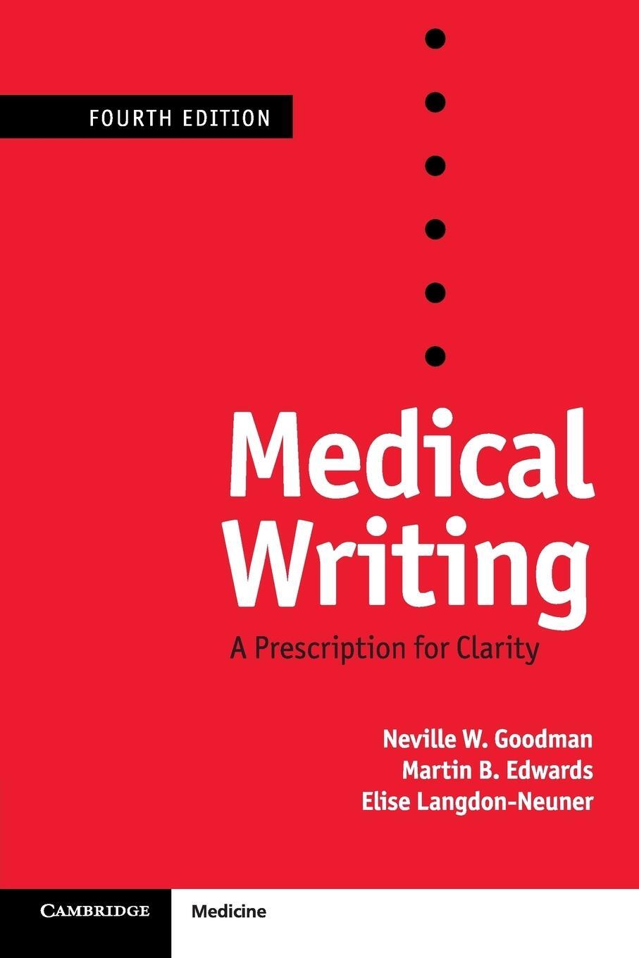 Cover: 9781107628151 | Medical Writing | Neville W. Goodman | Taschenbuch | Paperback | 2016