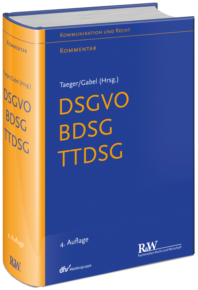 Cover: 9783800517602 | DSGVO - BDSG - TTDSG | Jürgen Taeger (u. a.) | Buch | XXXVI | Deutsch