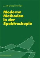 Cover: 9783540670087 | Moderne Methoden in der Spektroskopie | J. Michael Hollas | Buch | xix