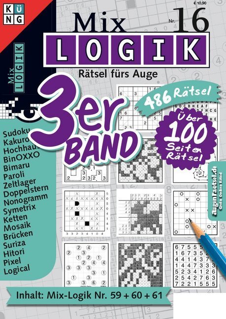 Cover: 9783906949215 | Mix Logik 3er-Band. Nr.16. Nr.16 | Taschenbuch | 132 S. | Deutsch