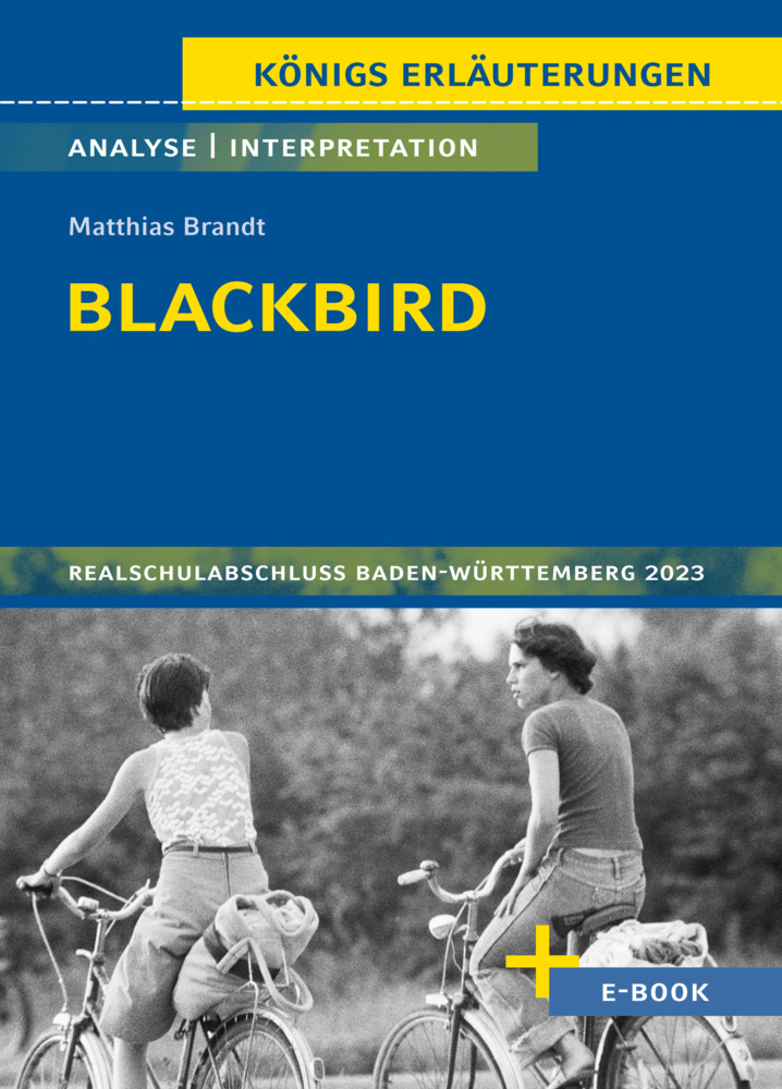Cover: 9783804431454 | Blackbird von Matthias Brandt - Textanalyse und Interpretation | Buch