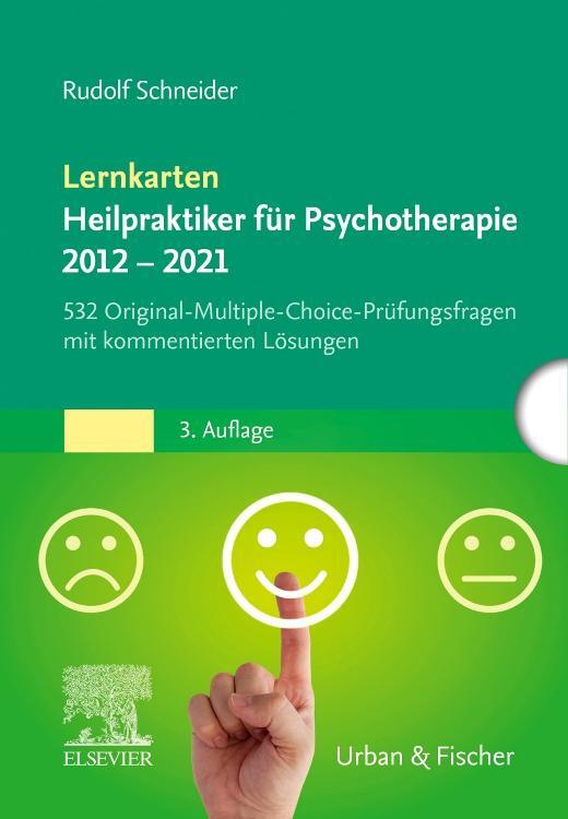 Cover: 9783437583872 | Lernkarten Heilpraktiker für Psychotherapie 2012 - 2021 | Schneider