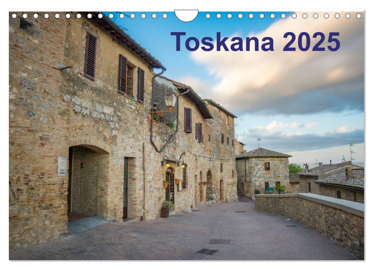 Cover: 9783435565504 | Toskana - 2025 (Wandkalender 2025 DIN A4 quer), CALVENDO...