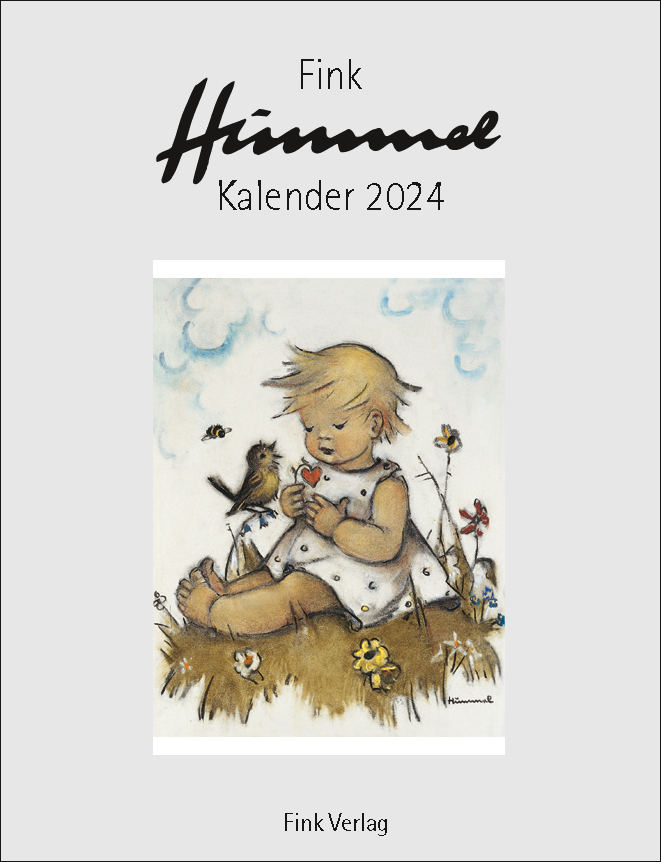 Cover: 9783771719944 | Fink-Hummel 2024 | Kunst-Einsteckkalender | Kalender | 12 S. | Deutsch